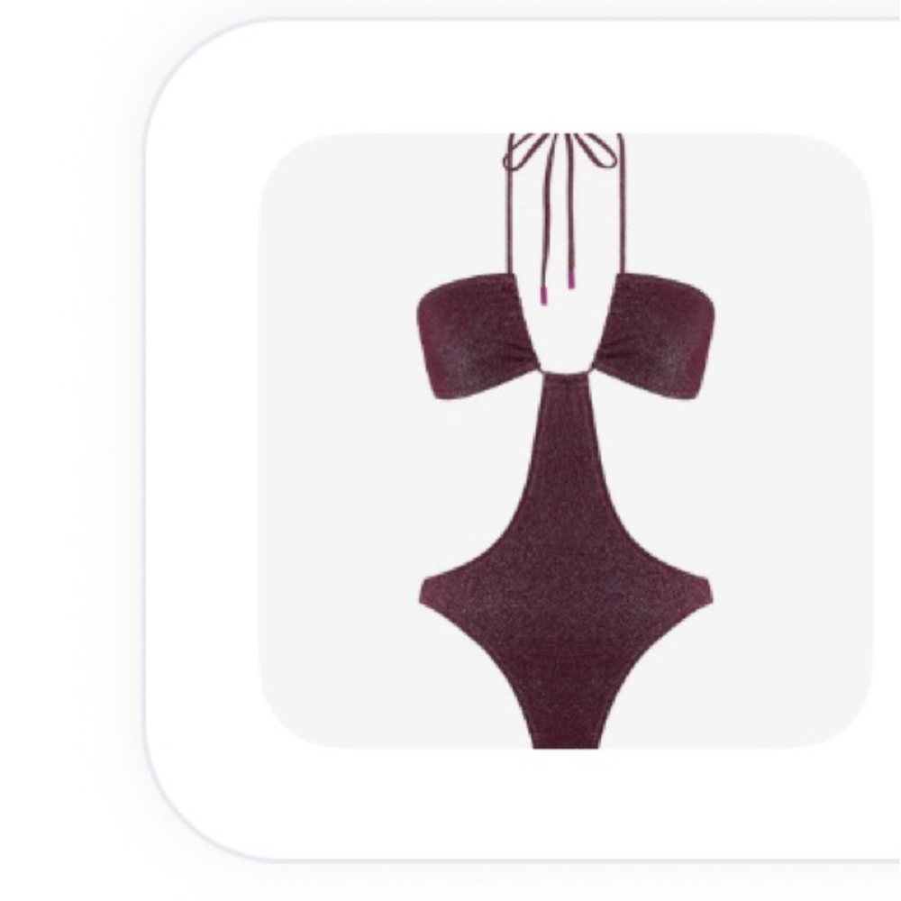Triangl Swimwear Deep Burgundy One Piece